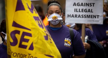 NJ Property Workers Strike at Planned Companies Buildings NJ Property Workers Strike at Planned Companies Buildings