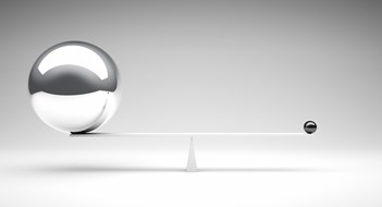 What Size Management Company Is Best? 3d image of different balanced balls