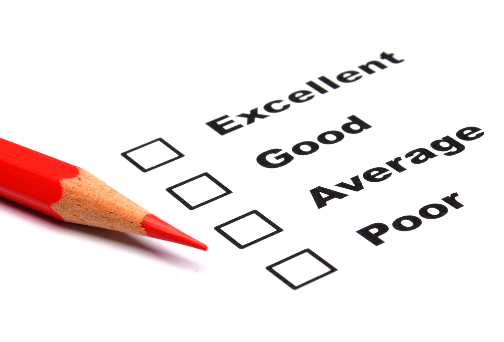 consumer survey with questionnaire checkbox to improve sales
