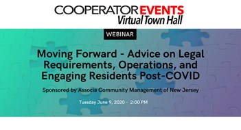 The Cooperator Events presents: Moving Forward - Advice on Legal Requirements, Operations, and Engaging Residents Post-COVID